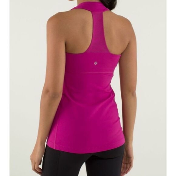 NWOT Lululemon scoop neck tank top pink size 8 women's - Picture 2 of 9